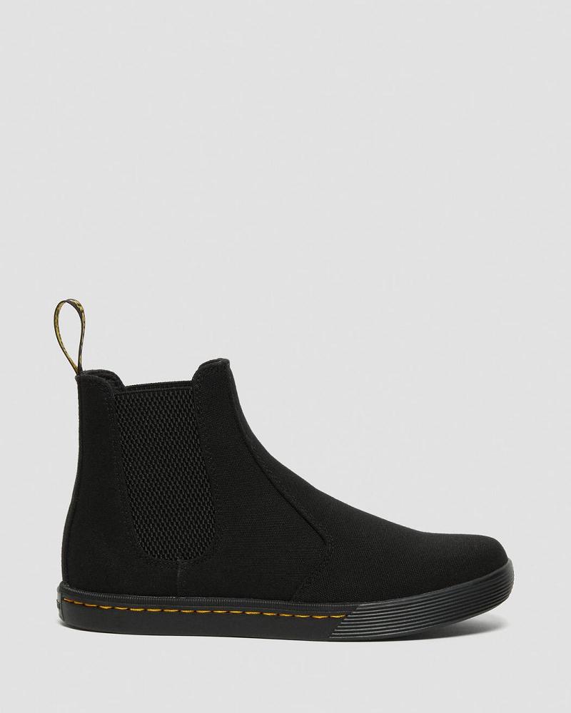 Black Women's Dr Martens Makela Canvas Casual Casual Boots | CA 88EBC